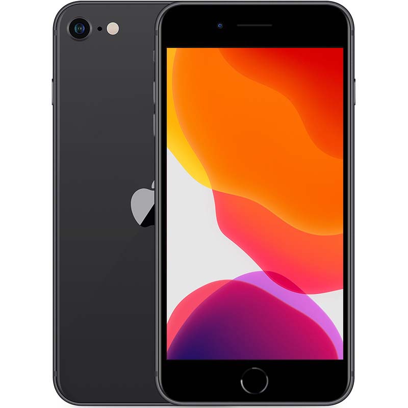 Apple iPhone SE 2020 Black 64GB A2296 Smartfon - Stan Bardzo Dobry