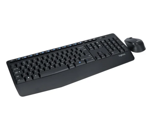 Zestaw Klawiatura + Myszka Logitech MK345 US (K345 + M275) Bezprzewodowy | Refurbished