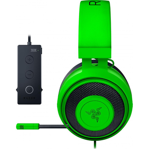Słuchawki Gamingowe Razer Kraken Tournament Edition + karta dźwiękowa 7.1 (Green) | Refurbished