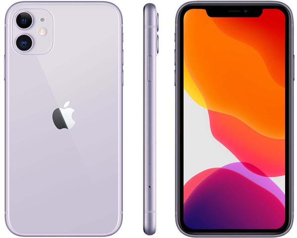 Apple iPhone 11 Purple 64GB Smartfon - Stan Dobry (Komunikat o LCD)