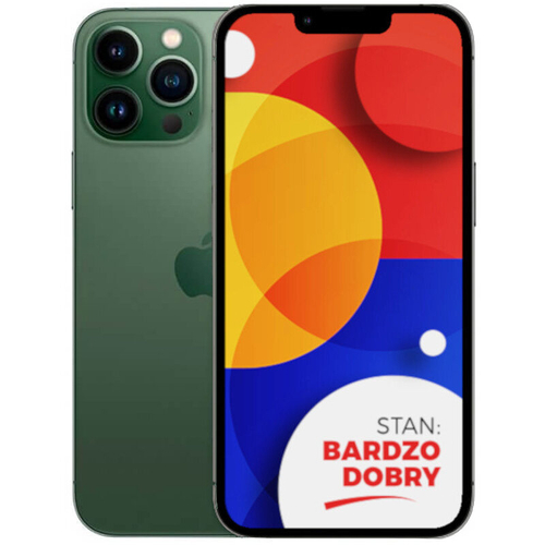 Apple iPhone 13 Pro Alpine Green 128GB Smartfon - Klasa Bardzo Dobry (komunikat  o baterii)