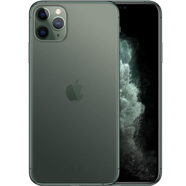 Apple iPhone 11 Pro Midnight Green 256GB Smartfon - Stan Dobry (Brak Face ID + Komunikat o LCD)