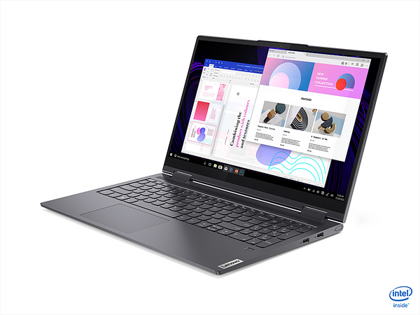 Lenovo YOGA 7 15ITL5 2w1 Grey / i7-1165G7 / 8GB DDR4 / 512GB SSD / 15,6" FullHD dotyk / Win11