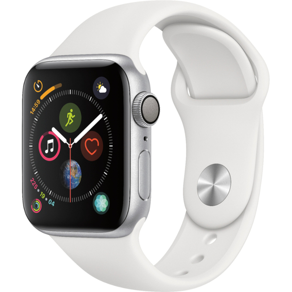 Apple Watch Series 4 (GPS) Silver 40mm - Stan Bardzo Dobry