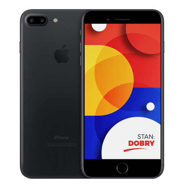 Apple iPhone 7 Plus Black 128GB Smartfon - Stan Dobry