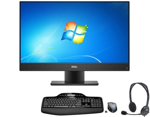 Zestaw komputerowy AIO Dell Optiplex 7460 i5 - 8500 / 8GB DDR4 / 240 GB SSD / 23,8 FullHD / W10 / Klasa A + Klawiatura i mysz + Słuchawki z mikrofonem GRATIS