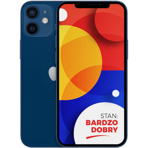 Apple iPhone 12 Blue 64GB Smartfon - Stan Dobry (Komunikat o Baterii)