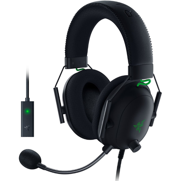 Słuchawki gamingowe z mikrofonem Razer Blackshark V2 USB z kartą dźwiękową | Refurbished
