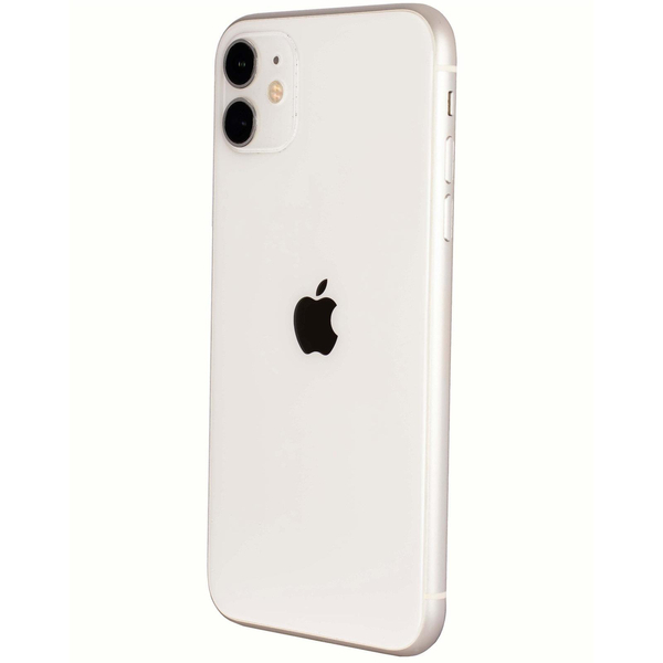 Apple iPhone 11 White 64 GB Smartfon - Klasa A +(Komunikat o Baterii + Brak Face ID)