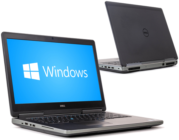 Laptop Dell Precision 7710 WorkStation i7 - 6820HQ / 16GB / 512GB SSD / 17,3 FullHD / Quadro M3000M / Klasa A