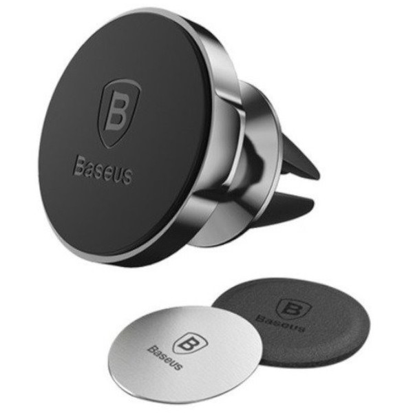 Baseus uchwyt samochodowy Small Ears magnetyczny do kratki czarny