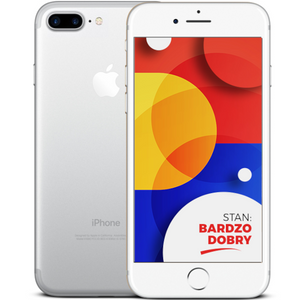 Apple iPhone 7 Plus Silver 32GB Smartfon - Stan Bardzo Dobry