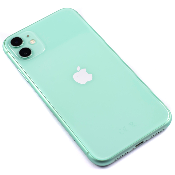 Apple iPhone 11 Green 64GB Smartfon - Stan Dobry (Komunikat o LCD oraz brak Face ID)