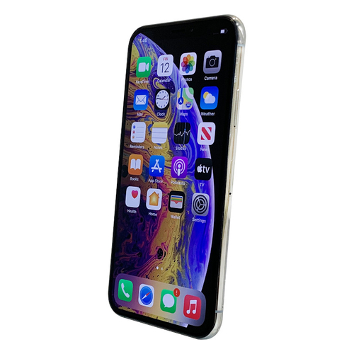 Apple iPhone XS Silver 64 GB Smartfon - Stan Bardzo Dobry (Wymieniona Bateria)