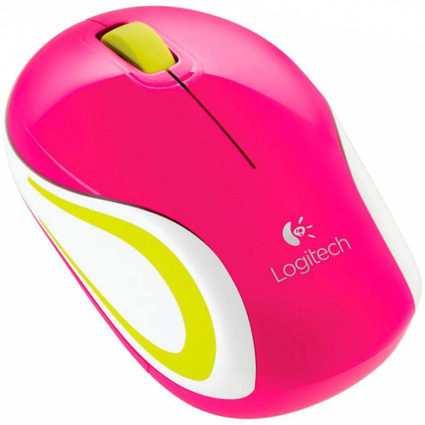 Myszka Bezprzewodowa Logitech M187 USB Różowa | Refurbished