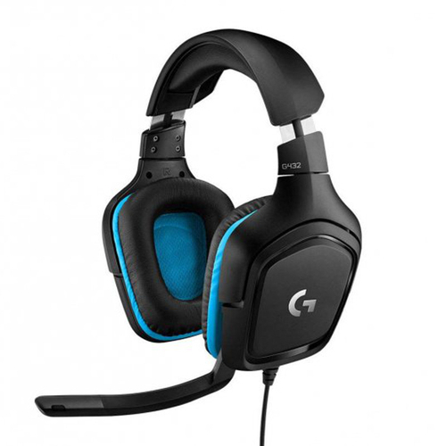 Słuchawki Gamingowe Logitech G432 (zastępczy kabel/rozdzielacz AUX)| Używane