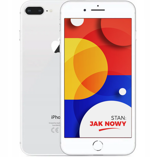 Apple iPhone 8 Plus Silver 64GB Smartfon - Stan Jak Nowy