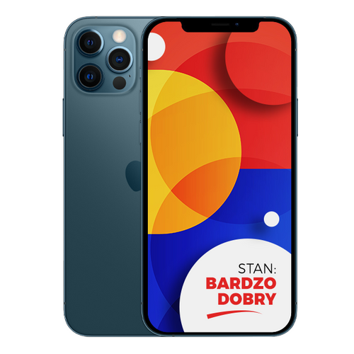 Apple iPhone 12 Pro Pacific Blue 128 GB Smartfon - Klasa A+ (Komunikat o kamerze)