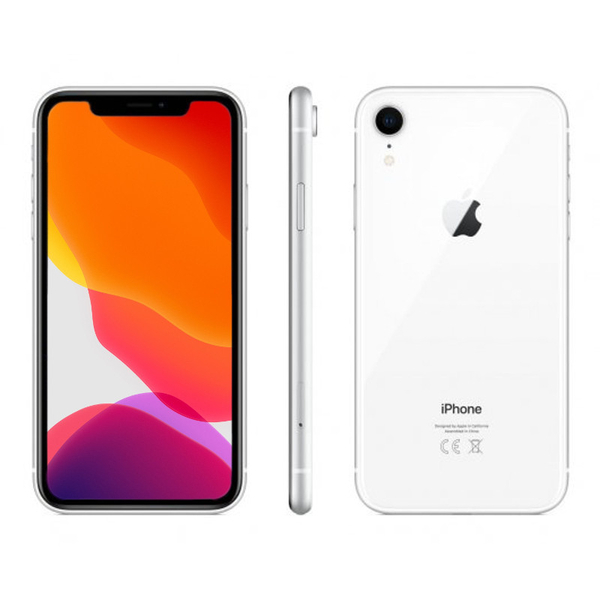 Apple iPhone XR White 64GB Smartfon - Stan Bardzo Dobry