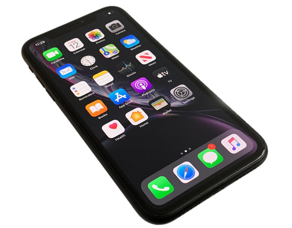 Apple iPhone XR Black 128GB Smartfon - Klasa A+ (Komunikat o baterii)