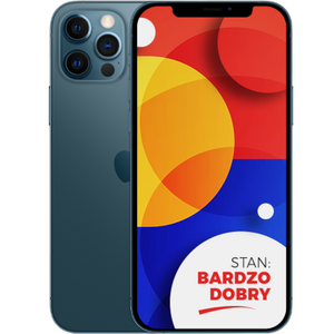 Apple iPhone 12 Pro Pacific Blue 256GB Smartfon - Stan Bardzo Dobry