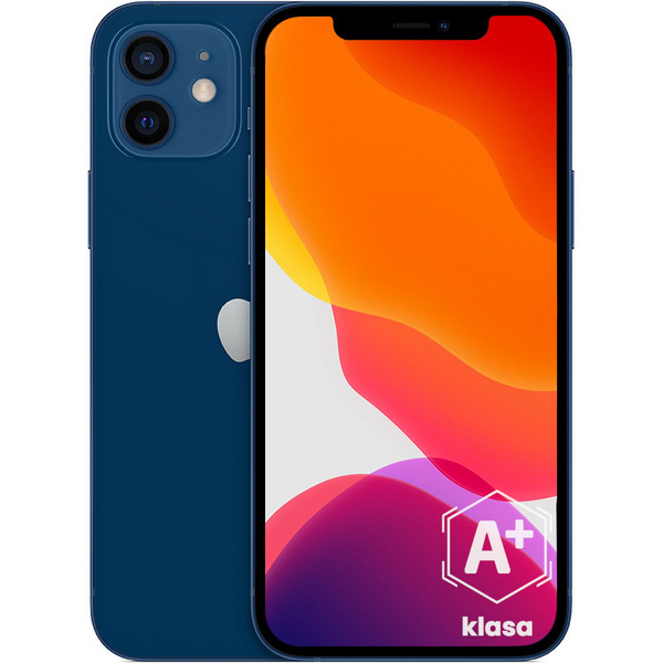 Apple iPhone 12 Blue 128GB Smartfon - Klasa A+ (Komunikat o LCD)