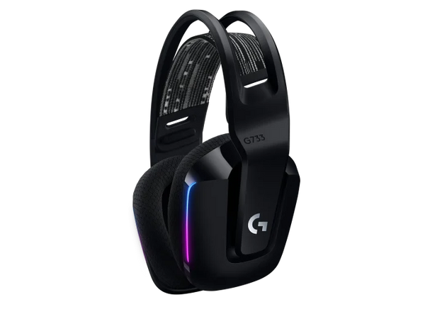 Słuchawki Gamingowe Logitech G733 Lightspeed Black - bezprzewodowe | Refurbished