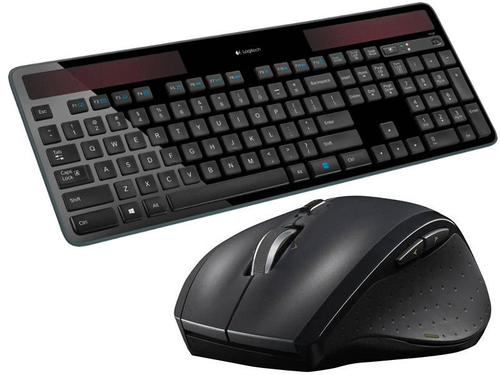 Zestaw Klawiatura + Myszka Logitech MK750 (K750 + M705) Bezprzewodowy | Refurbished