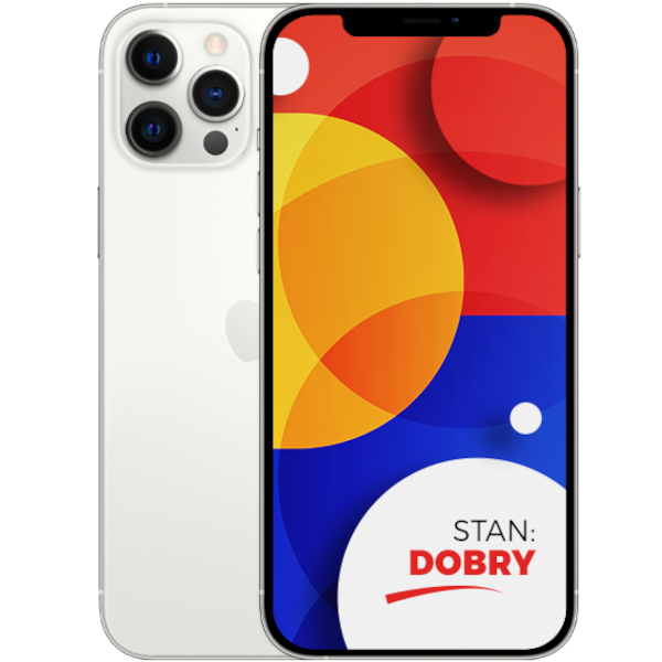 Apple iPhone 12 Pro Silver 256GB Smartfon - Stan Dobry