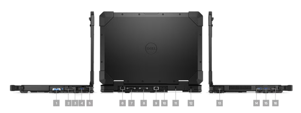Laptop Dell Latitude Rugged 5420 / i5-8350U / 32GB DDR4 / 1000GB SSD / 14 Full HD Dotyk / W11P / Klasa A-