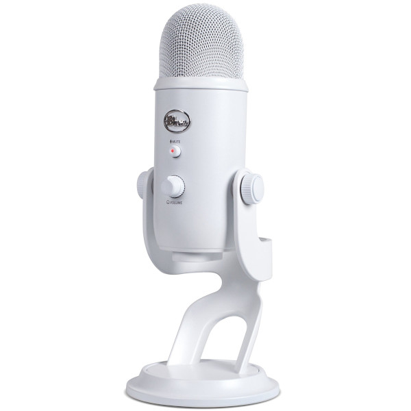 Mikrofon pojemnościowy Blue Yeti USB White | Refurbished