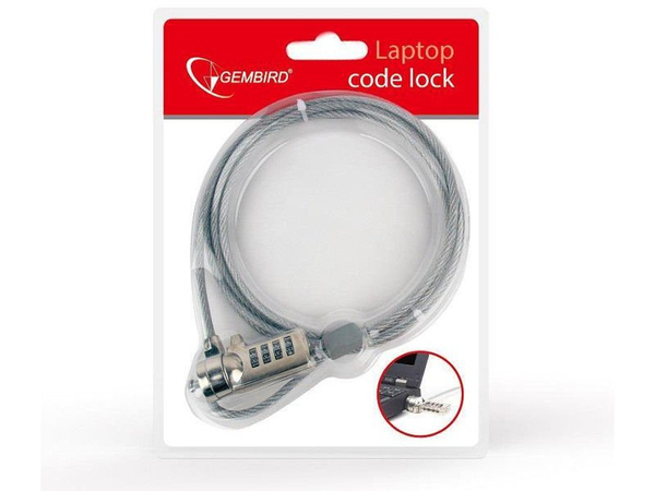 (X) Linka zabezpieczająca Gembird / na szyfr / LK-CL-01