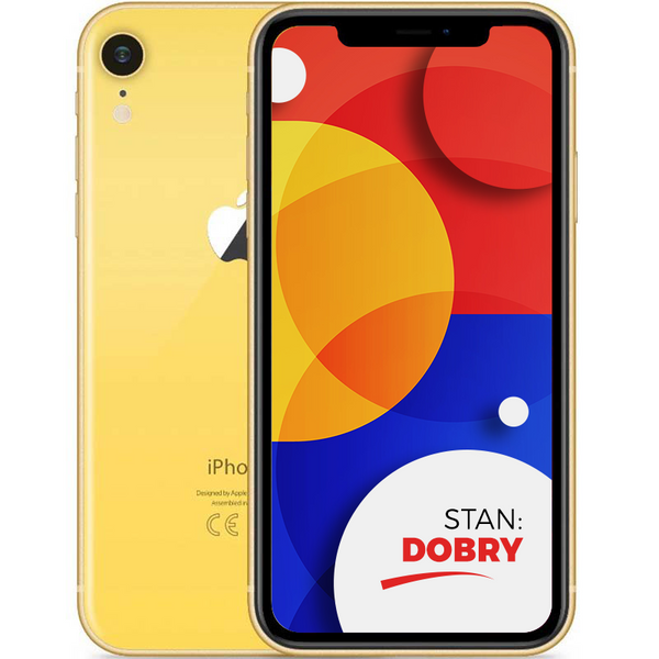 Apple iPhone XR Yellow 64GB Smartfon - Stan Dobry