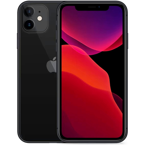 Apple iPhone 11 Black 64 GB Smartfon - Stan Bardzo Dobry (Wymieniony LCD)