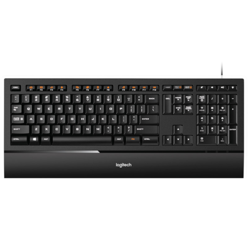 Klawiatura Logitech Illuminated K740 Przewodowa USB US Int Layout UŻYWANA