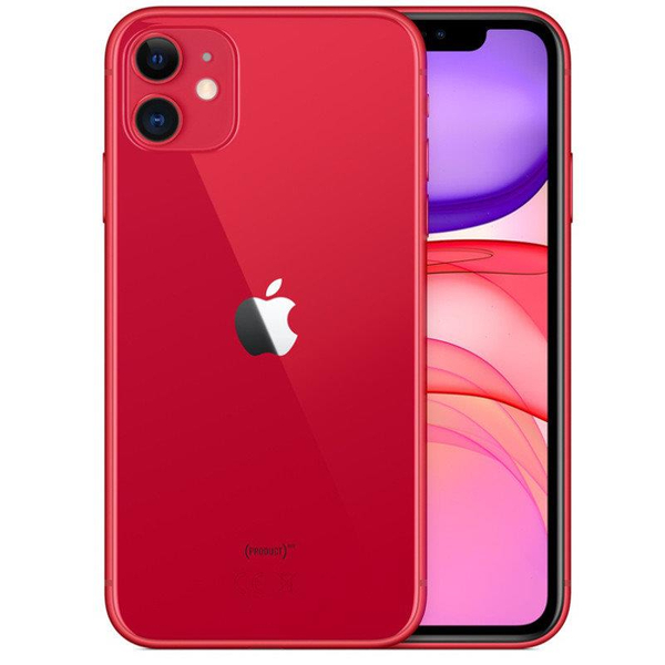 Apple iPhone 11 Red 128 GB Smartfon - Klasa A+ (Komunikat o Baterii)