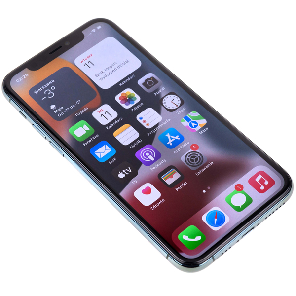 Apple iPhone 11 Pro Midnight Green 64GB Smartfon - Stan Bardzo Dobry (Wymieniona Bateria)