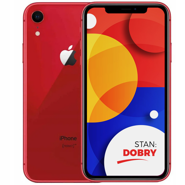 Apple iPhone XR Red 64GB Smartfon - Stan Dobry