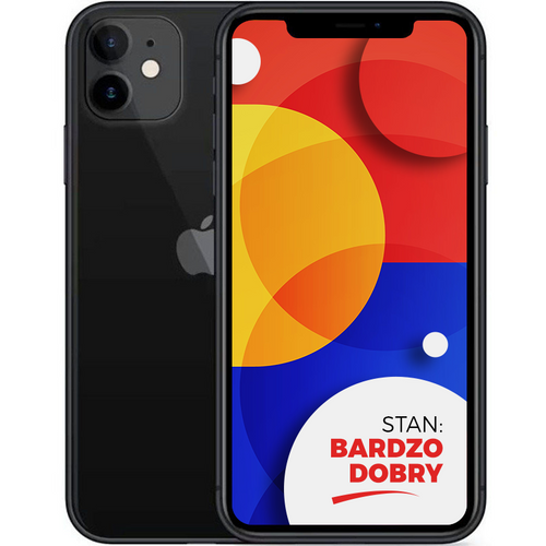 Apple iPhone 11 Black 256GB Smartfon - Stan Bardzo Dobry