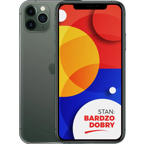 Apple iPhone 11 Pro Midnight Green 64GB Smartfon - Stan Bardzo Dobry