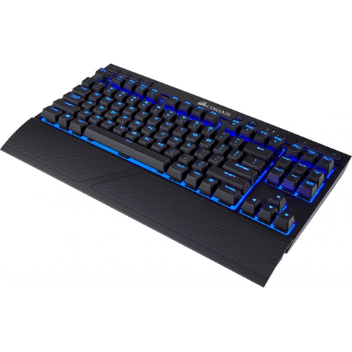 Klawiatura Mechaniczna Corsair K63 Blue LED - CHERRY MX Red Bezprzewodowa | Używana (Brak Podświetlenia; Działa tylko przewodowo)