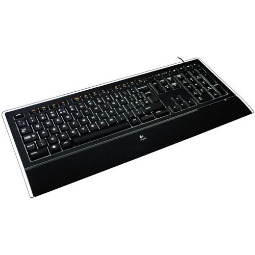 Klawiatura Logitech Illuminated K740 Przewodowa USB US Int Layout UŻYWANA