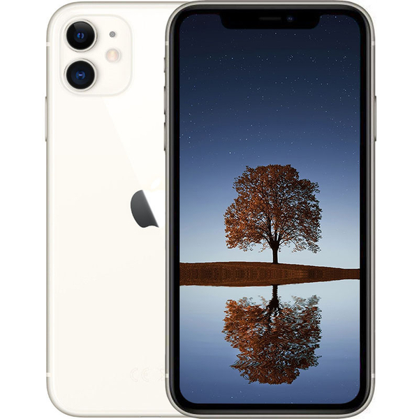 Apple iPhone 11 White 64GB Smartfon - Stan Dobry (Wymieniony LCD)