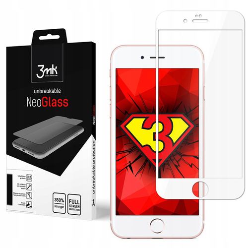 Szkło ochronne do iPhone 6/6s White - 3mk NeoGlass