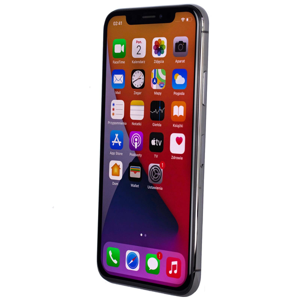 Apple iPhone XS Space Gray 256GB Smartfon - Klasa B (komunikat o baterii)
