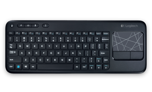 Klawiatura Bezprzewodowa Logitech K400 Czarna Touchpad do TV US | Refurbished