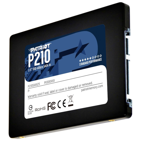 Dysk SSD / 512GB PATRIOT / P210S512G25 / 430MB/s | 520MB/s / 2,5'' SATA 3 - Nowy