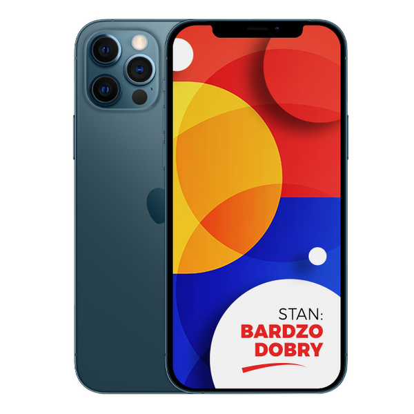 Apple iPhone 12 Pro Pacific Blue 128 GB Smartfon - Klasa A+ (Komunikat o kamerze)