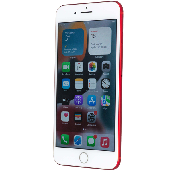 Apple iPhone 7 Plus Red 128GB Smartfon - Stan Bardzo Dobry