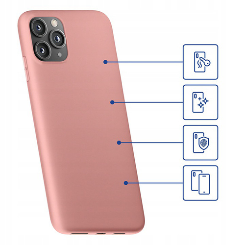 Etui ochronne do iPhone 7/8/SE 2020 - 3mk Matt Case Lychee